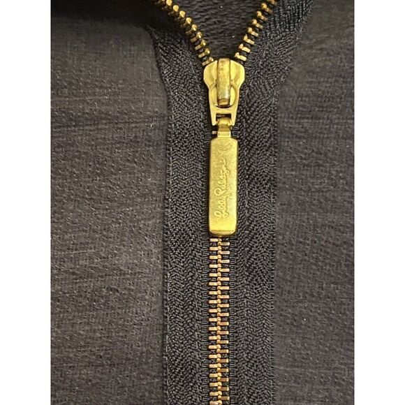 Lilly Pulitzer 1/4 Gold Zip Pullover Size Small Long Sleeve Pocket Blue.     P - Picture 4 of 6